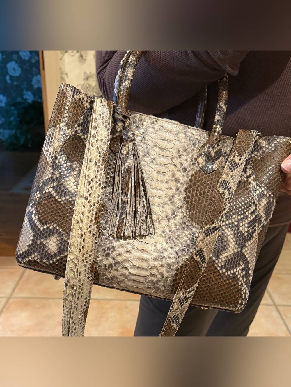 Python custom satchel bag - Picture 11 of 12